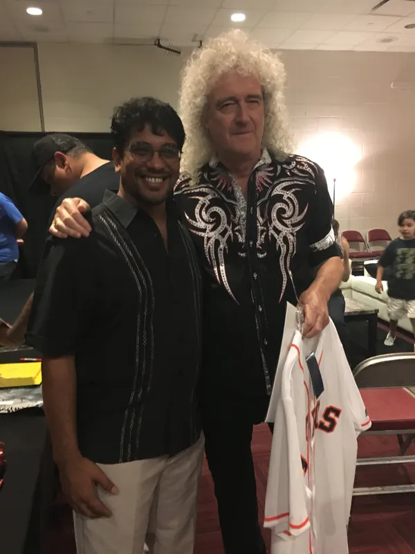 Babul with Dr. Brian May